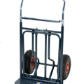 Wheelywagentje voor containerbag, uitklapbaar. Afmeting: 460x460x860mm ref. WH100